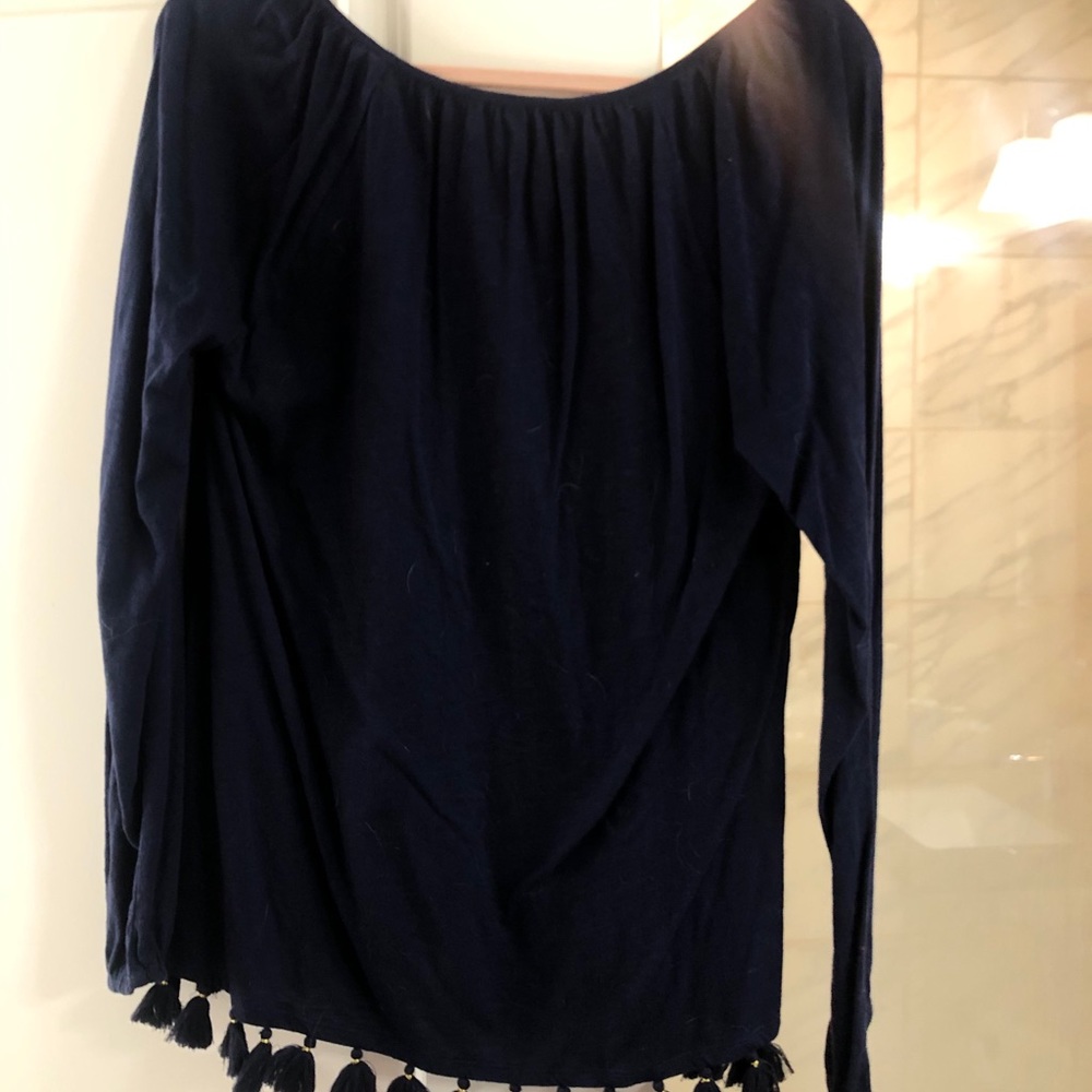 Lily Pulitzer fringe shirt